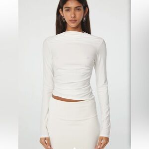 NWT The Line by K White Selma Long Sleeve Top